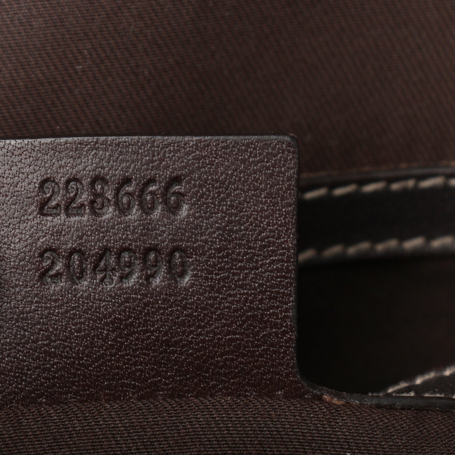 Gucci GG Supreme Monogram Selleria Calfskin Small Flap Messenger Bag Beige Ebony Cocoa Dark Chocolate 7 of 13