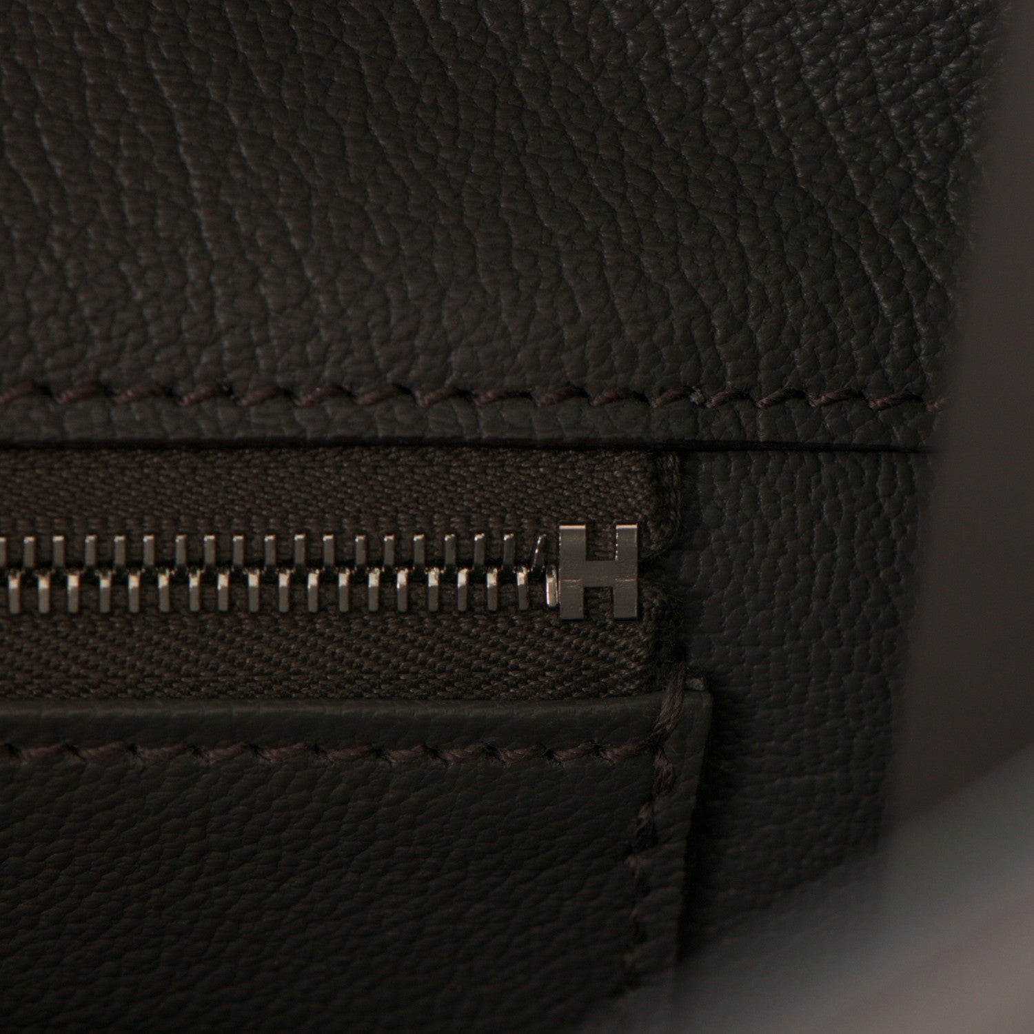 Hermes Taurillon Clemence Birkin 40 Etain 14 of 26