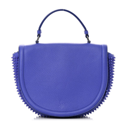 Christian Louboutin Calfskin Spikes Panettone Messenger Blue 1 of 15