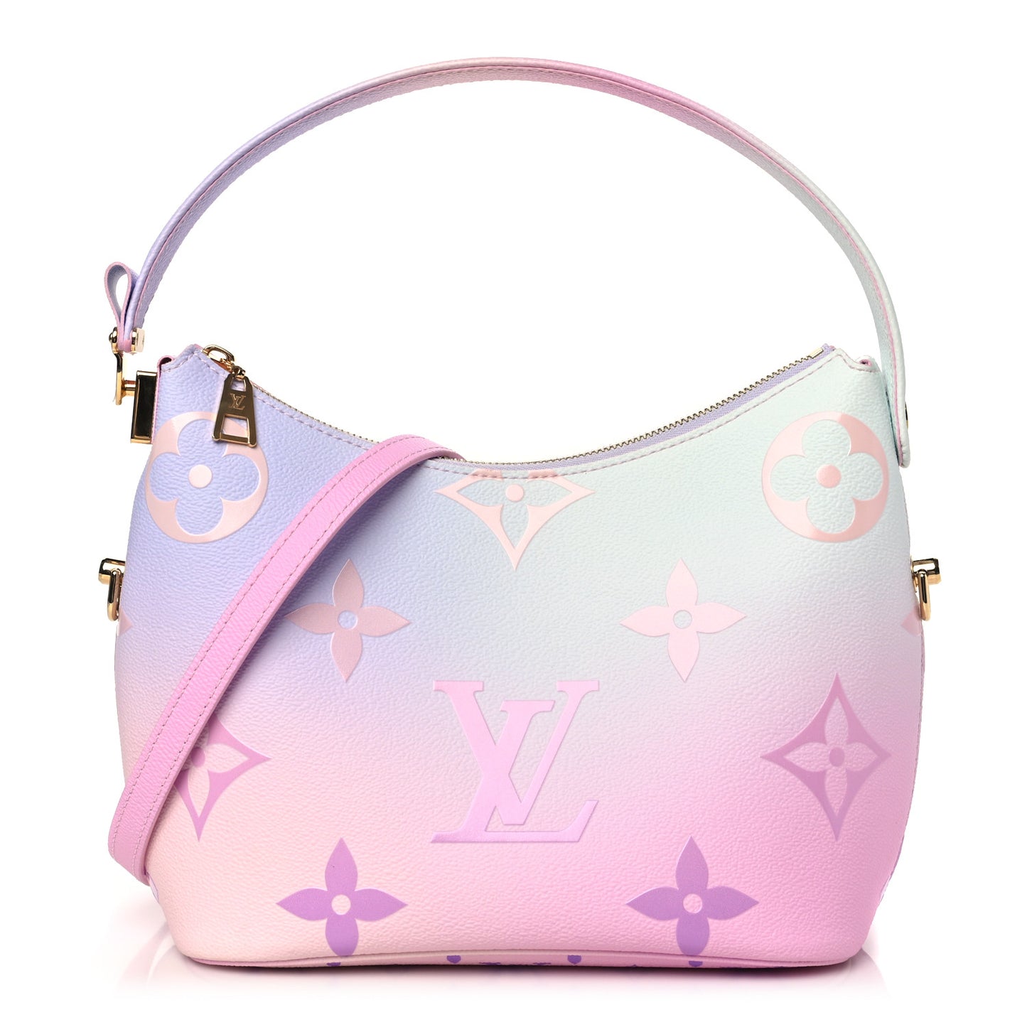 Monogram Giant Spring In The City Marshmallow Hobo PM Sunrise Pastel