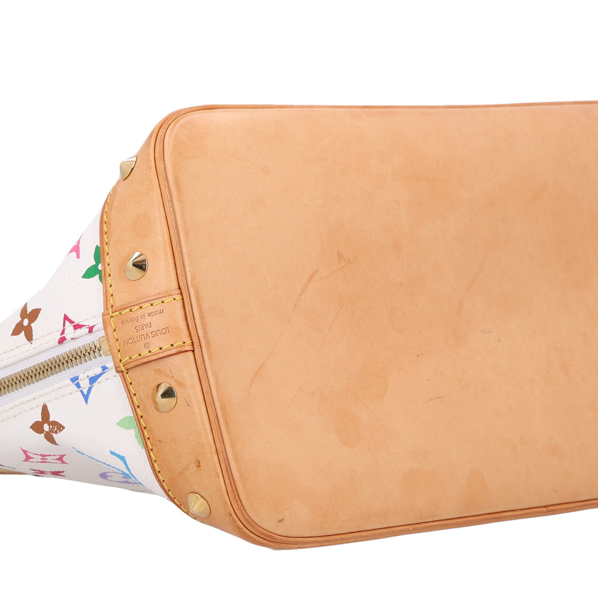 Monogram Multicolor Alma PM White