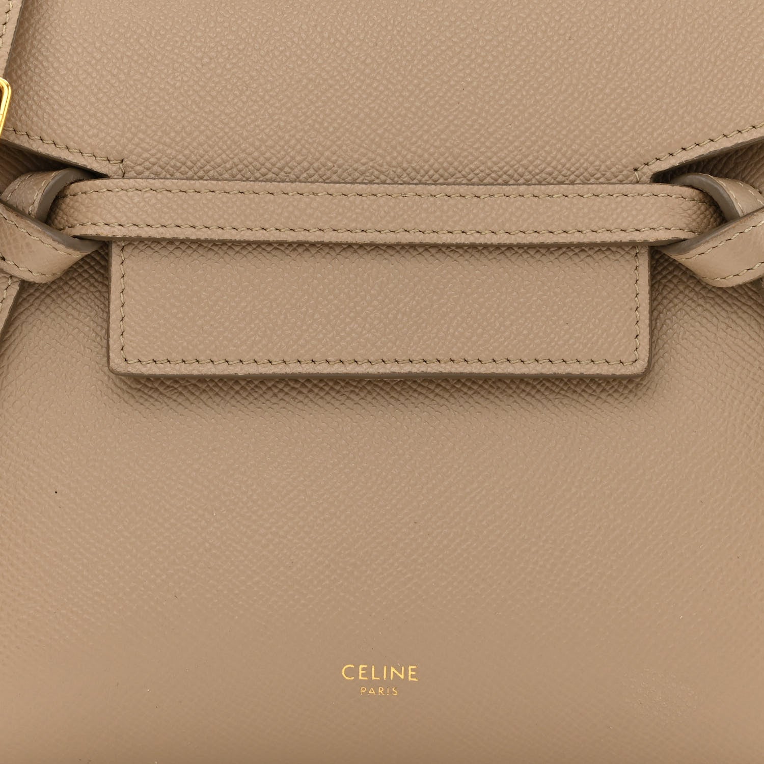 Celine Grained Calfskin Nano Belt Bag Light Taupe 9 of 17