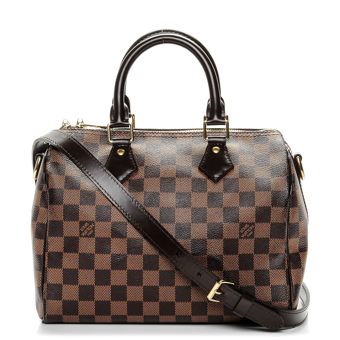 Damier Ebene Speedy Bandouliere 25