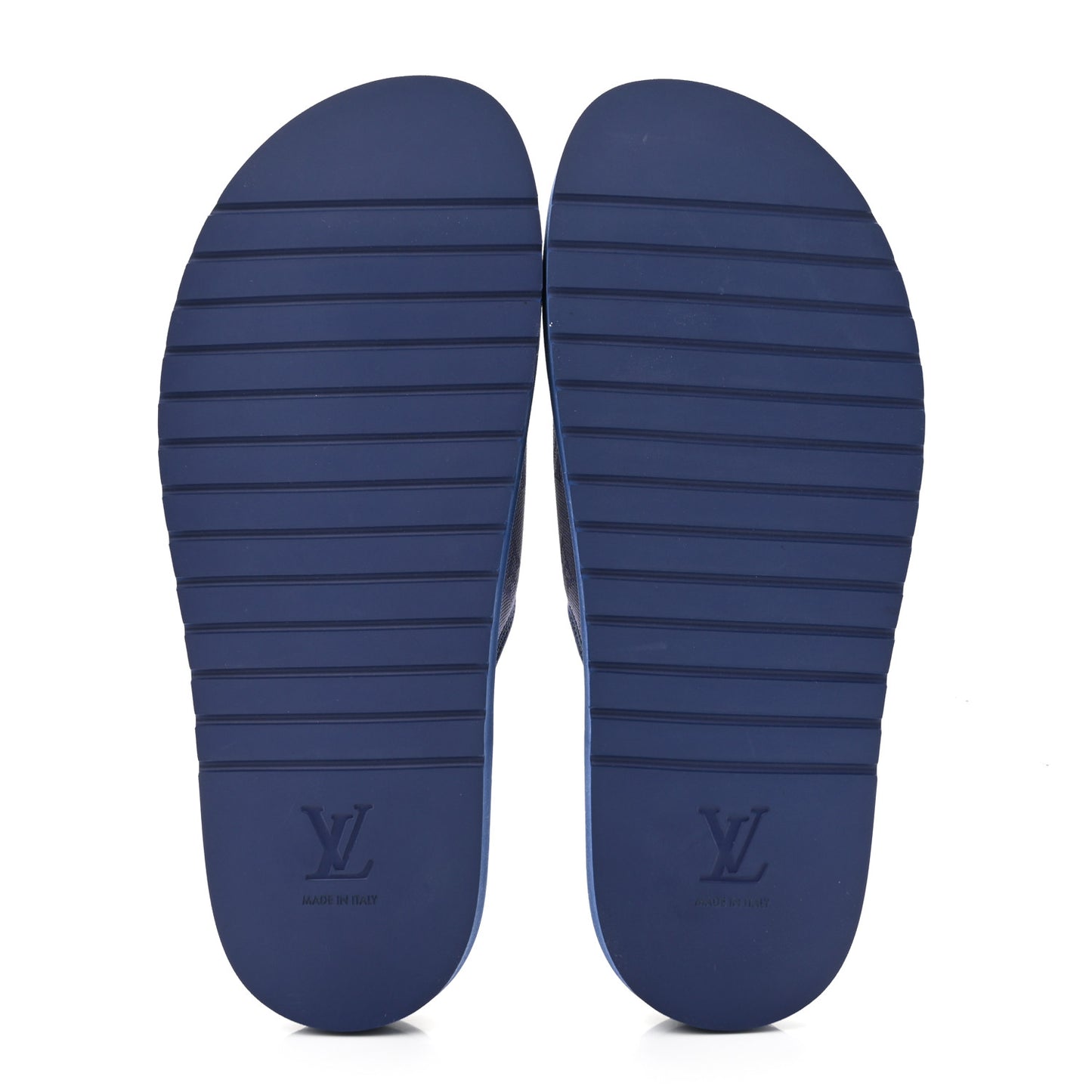 Monogram Mens Miami Mules 8.5 Navy Blue