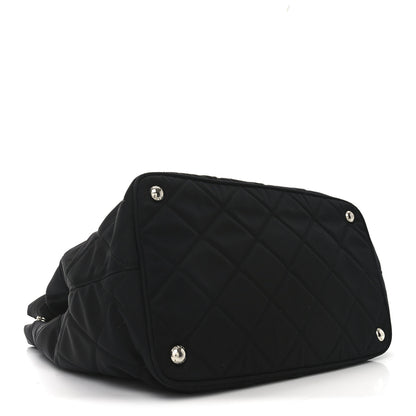 Prada Nylon Tessuto Impuntu Quilted Tote Black 4 of 9