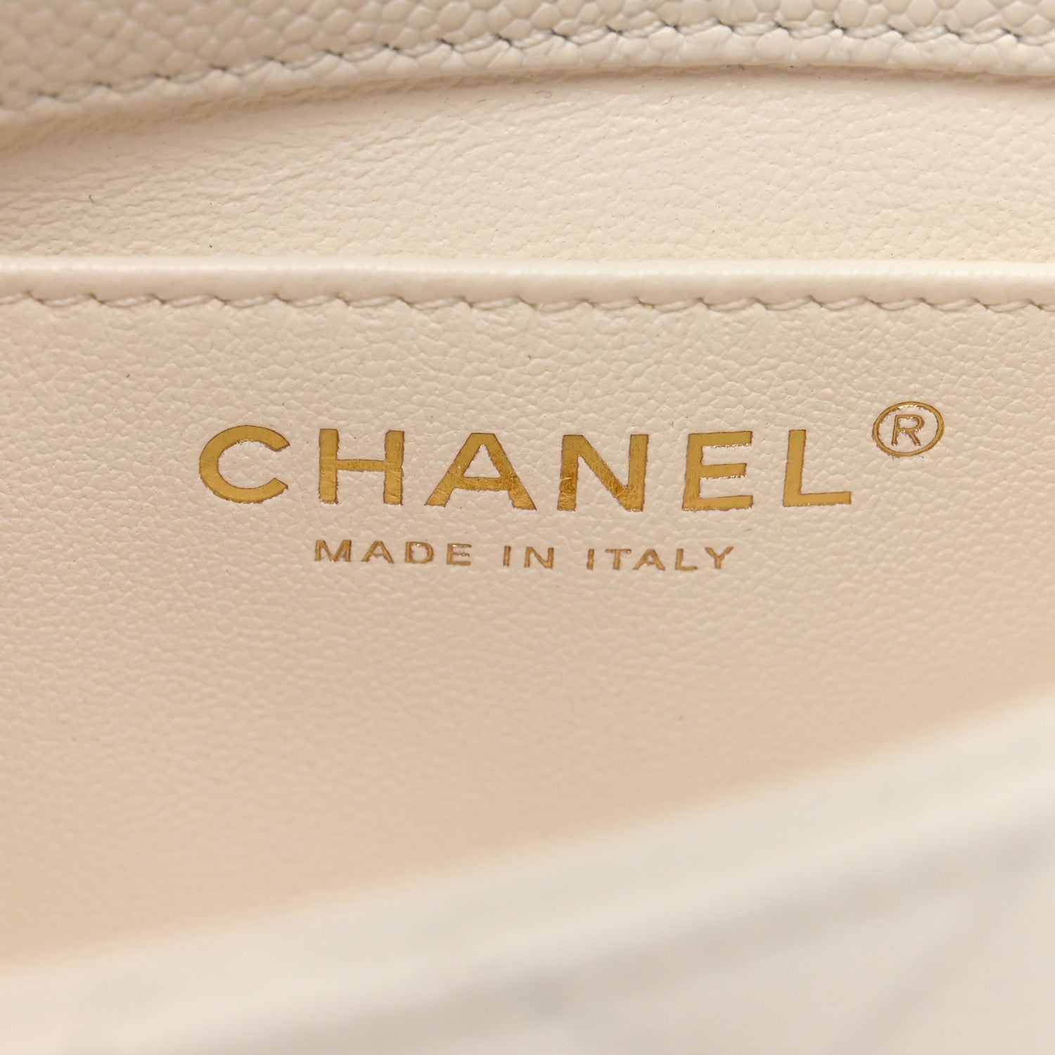 Chanel Caviar Quilted Mini Sweetheart Rectangular Flap White 6 of 10