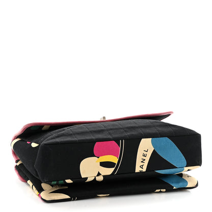 Chanel Canvas Chocolate Bar Quilted Flap Multicolor 4 of 13