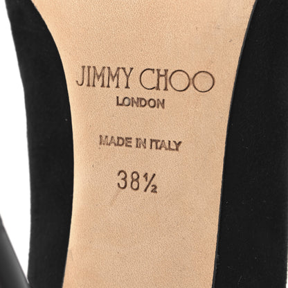 Jimmy Choo Suede Abel Pumps 38.5 Black 7 of 8