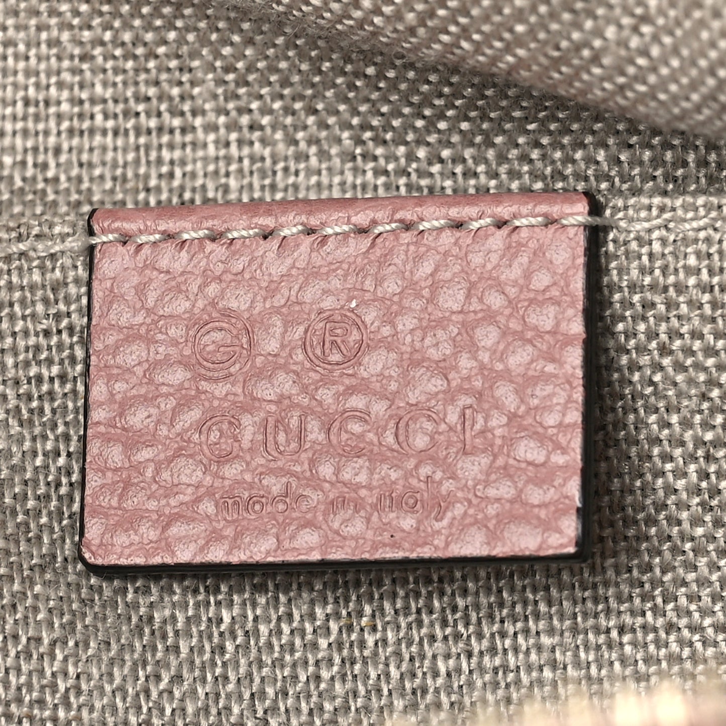 Monogram Mini Bree Messenger Bag Beige Soft Pink