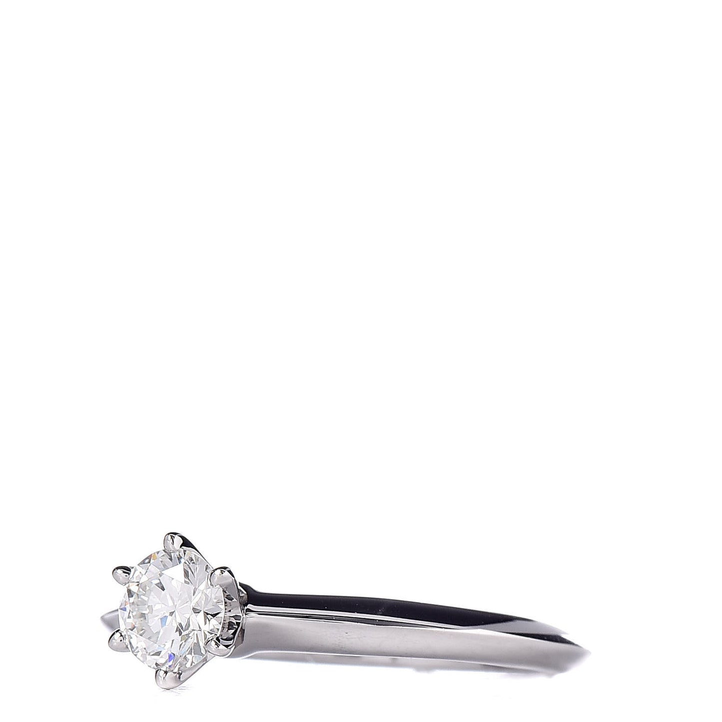 Platinum Diamond .33ct Solitaire Engagement Ring 47 4