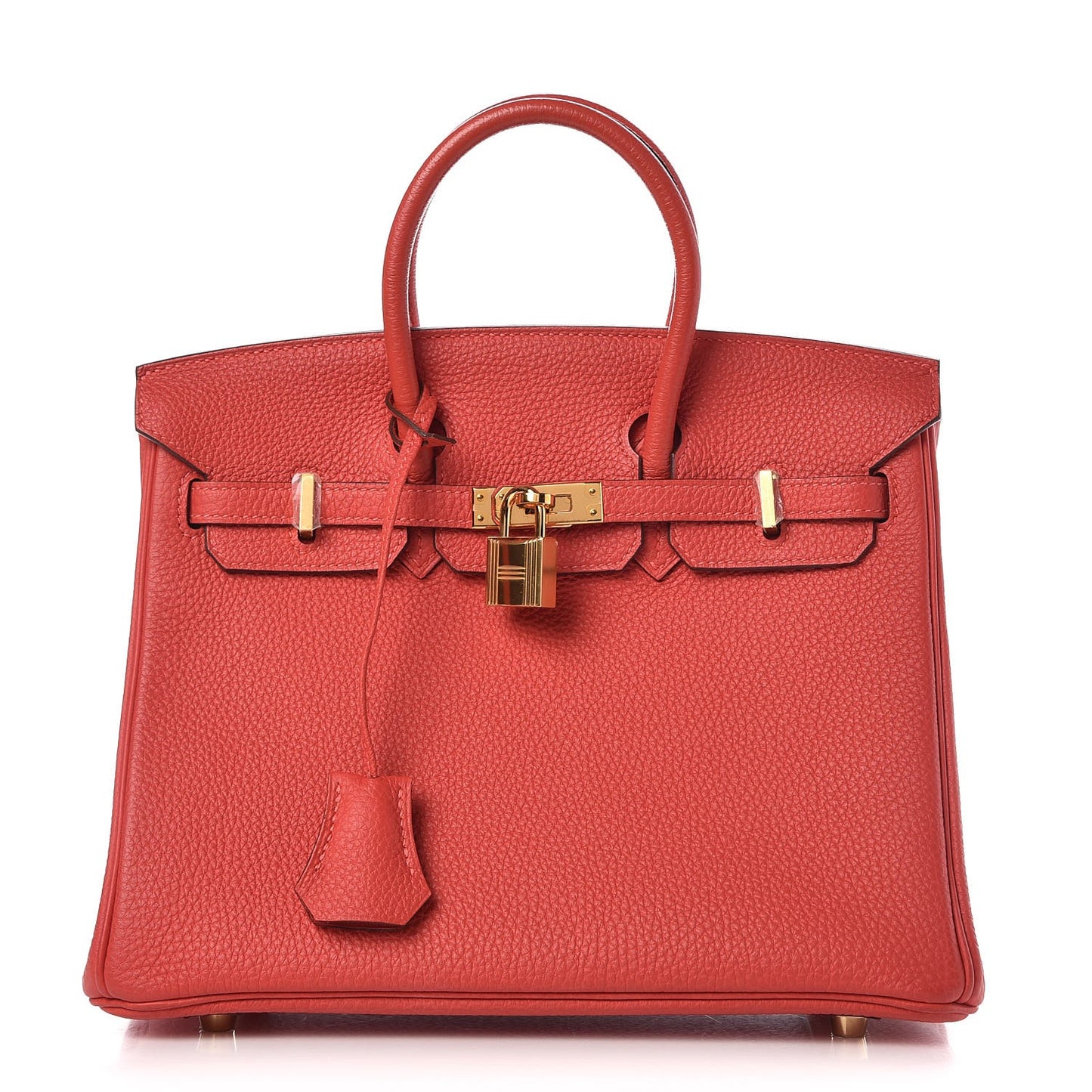 Togo Birkin 25 Rouge Pivoine