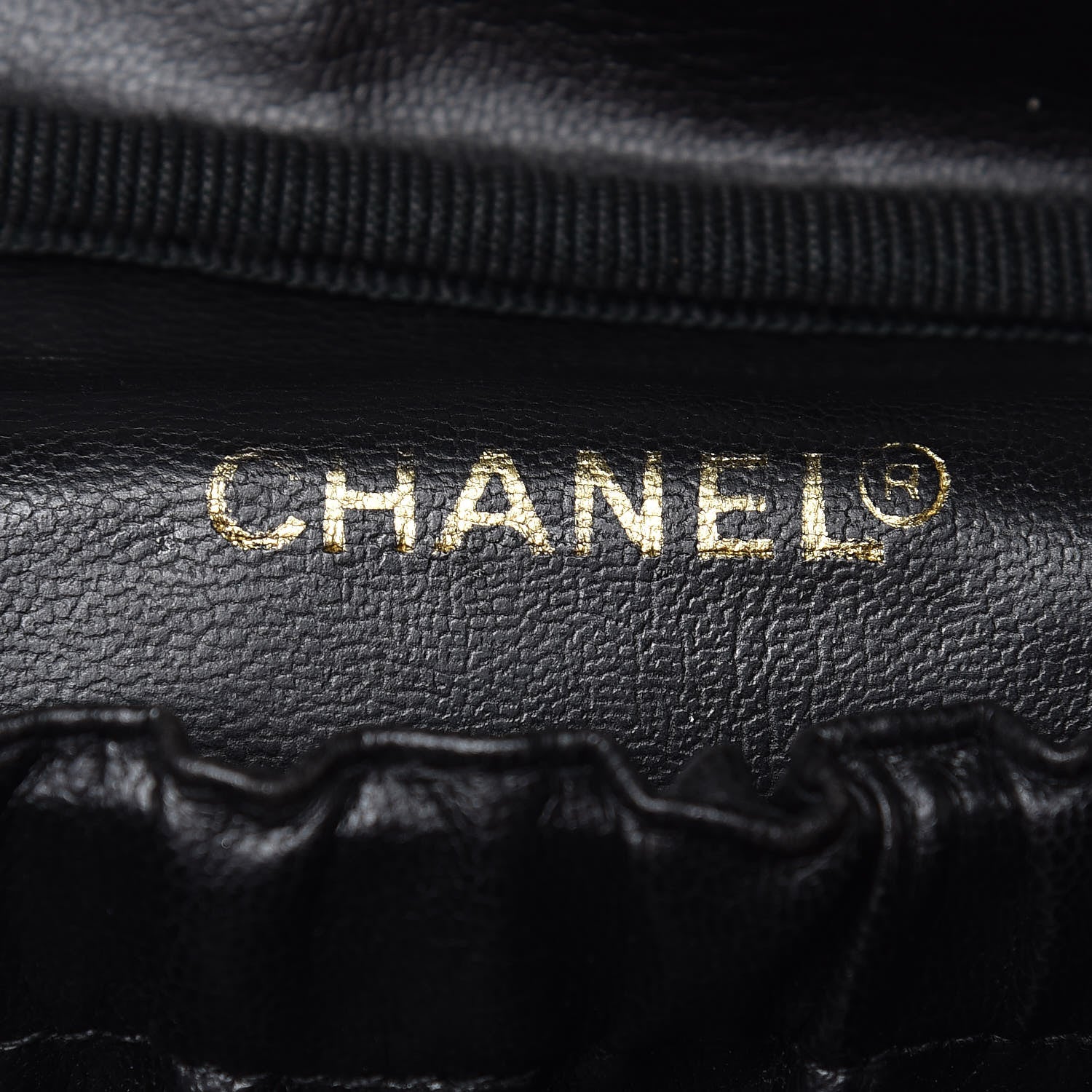 Chanel Caviar Vanity Cosmetic Case Black 6 of 13