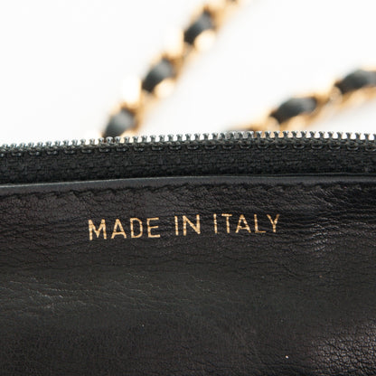 Chanel Caviar Timeless CC Wallet On Chain WOC Black 7 of 8