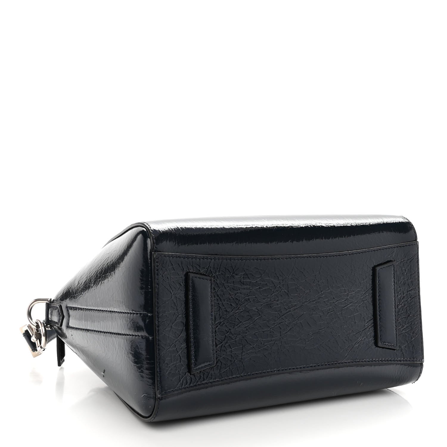 Givenchy Textured Patent Calfskin Small Antigona Storm Blue 4 of 12