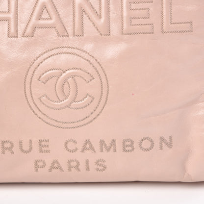Chanel Glazed Calfskin Mini Deauville Tote Light Pink 8 of 17