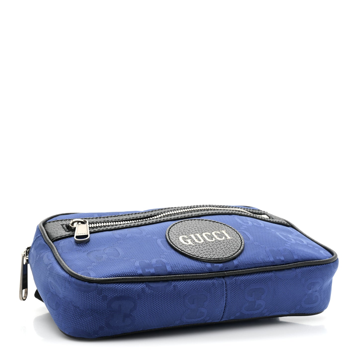 Econyl Nylon Monogram Off The Grid Belt Bag Guilted Blue Black