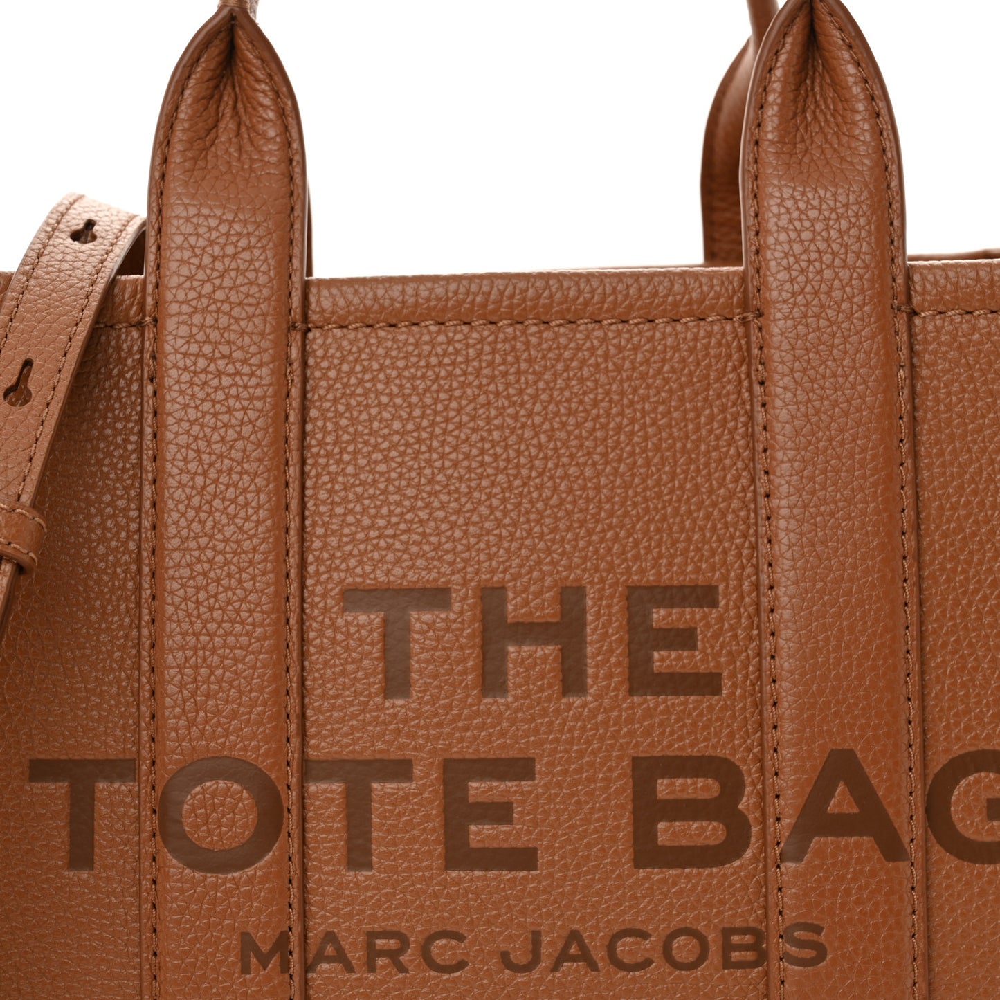 Grained Calfskin Small The Tote Bag Argan Oil