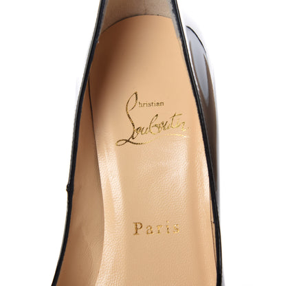 Christian Louboutin Patent New Very Prive 120 Pumps 36 Black 7 of 9