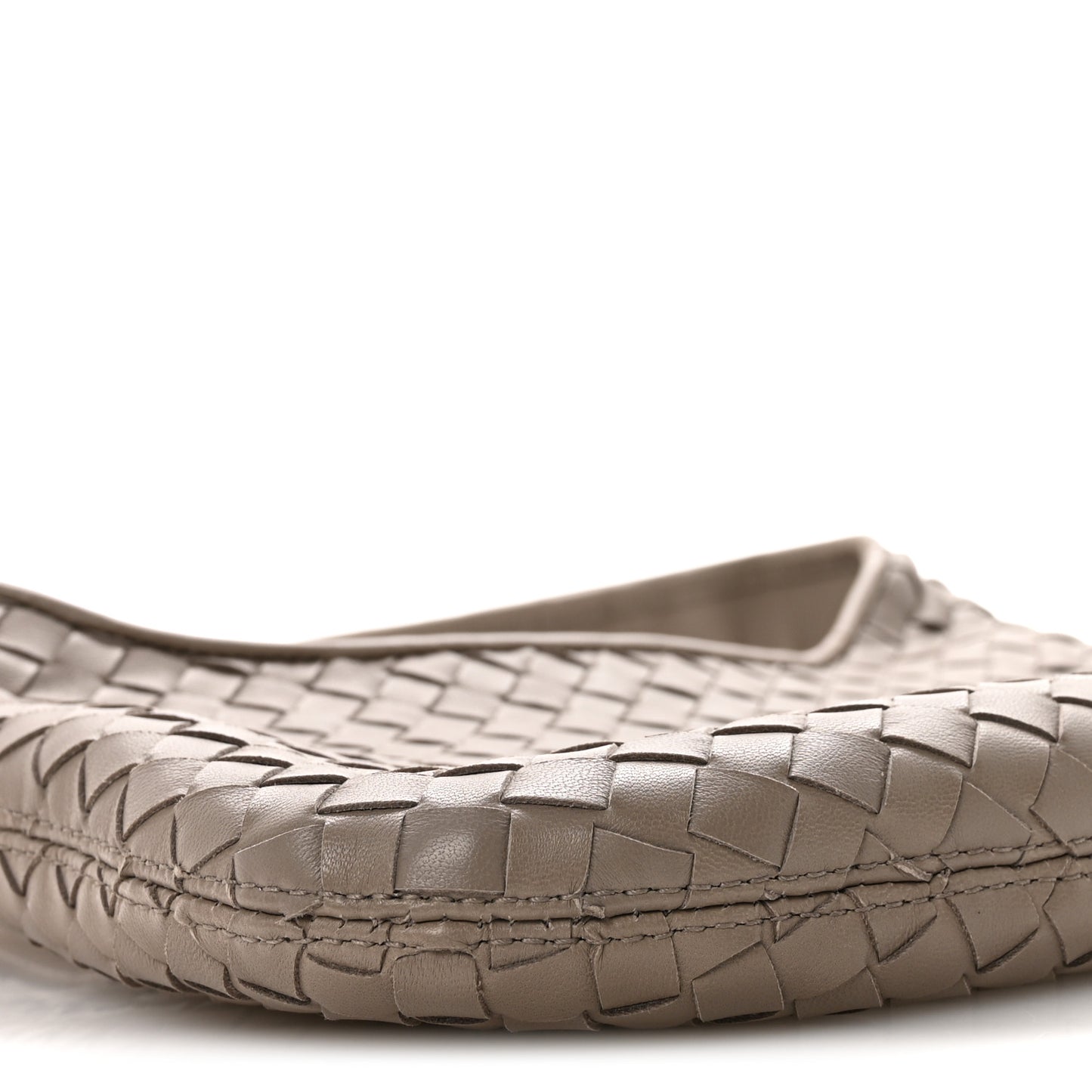 Nappa Intrecciato Small Veneto Crossbody Bag Limestone