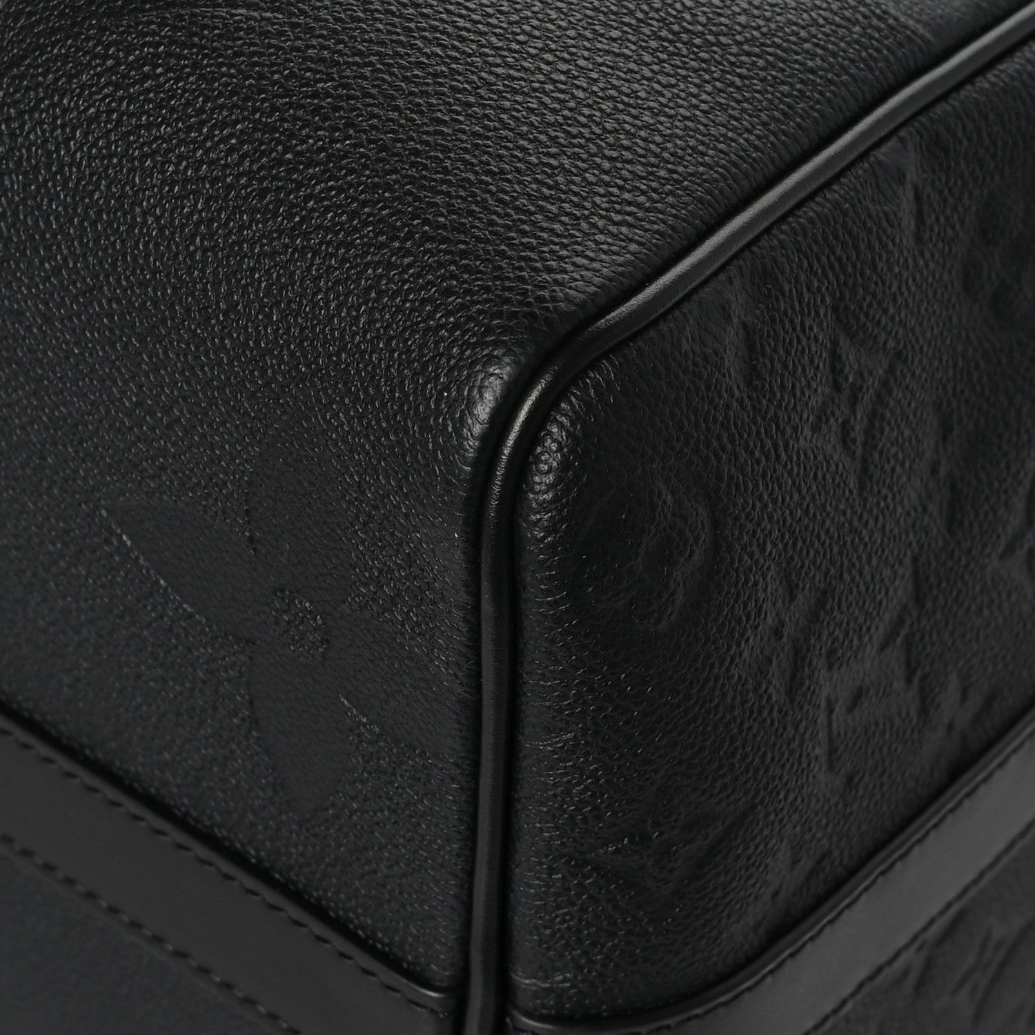 Louis Vuitton Empreinte Monogram Giant Keepall Bandouliere 45 Black 9 of 11