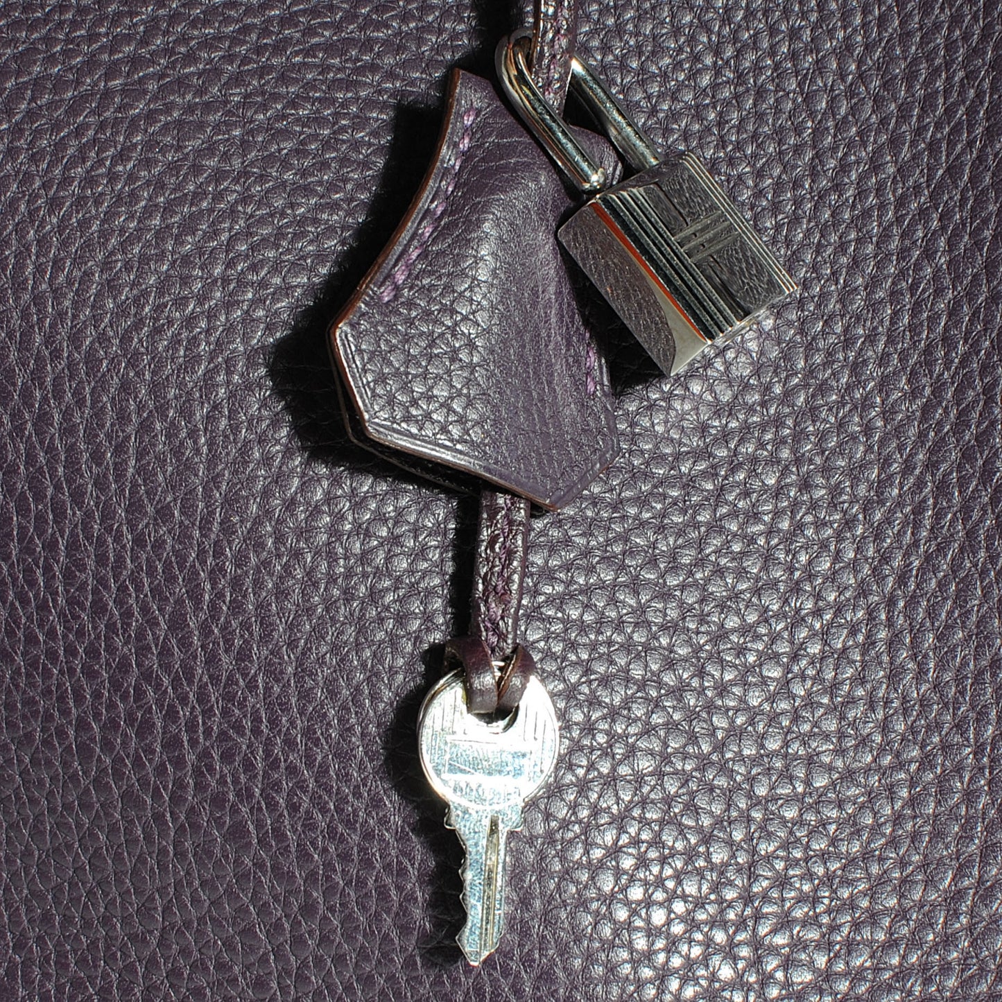 Taurillon Clemence Birkin 35 Raisin