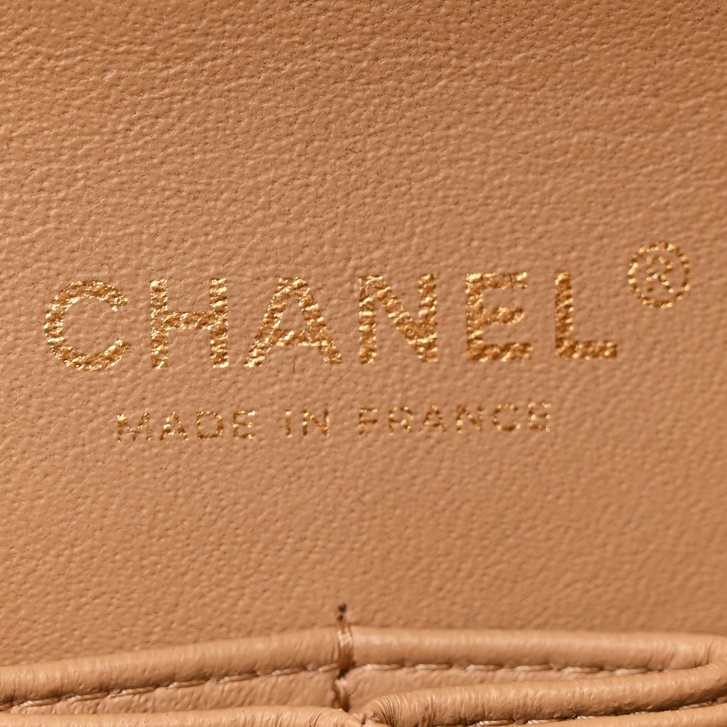 Chanel Caviar Quilted Medium Double Flap Beige 6 of 14
