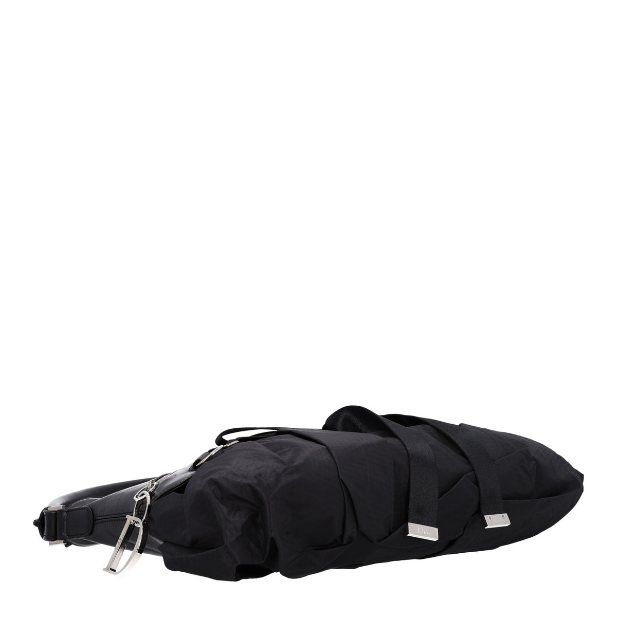 Satin Ballet Evening Bag Black