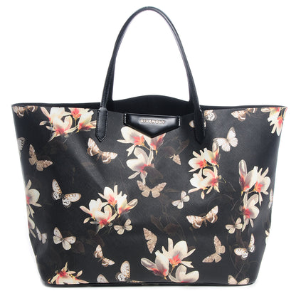 Givenchy Textured Coated Canvas Magnolia and Moth Print Large Antigona Tote 1 of 9