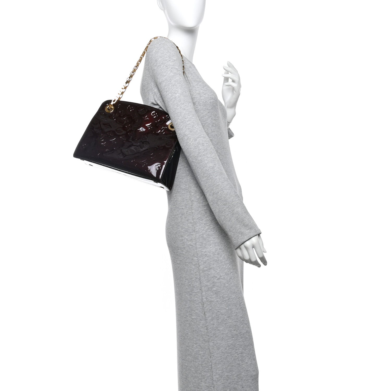 Louis Vuitton Vernis Virginia MM Amarante 2 of 12