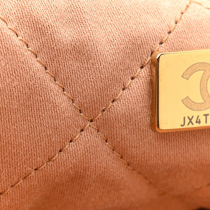 Chanel Shiny Calfskin Quilted Chanel 22 Camel 8 of 12