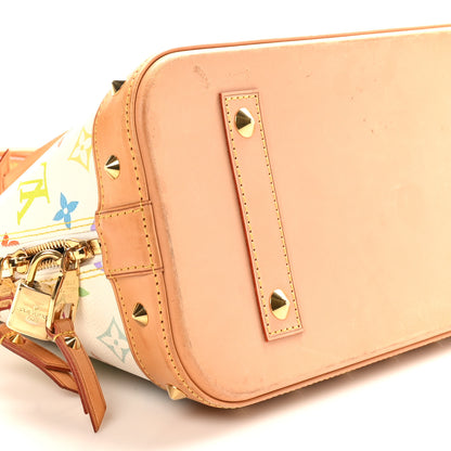 Louis Vuitton Monogram Multicolor Alma PM White 8 of 9