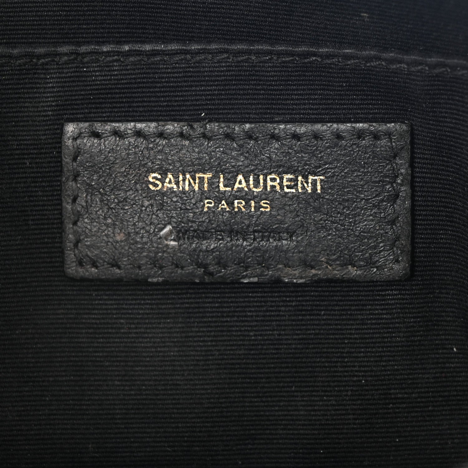 Saint Laurent Calfskin Matelasse Monogram Lou Camera Bag Black 6 of 16