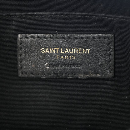 Saint Laurent Calfskin Matelasse Monogram Lou Camera Bag Black 6 of 16