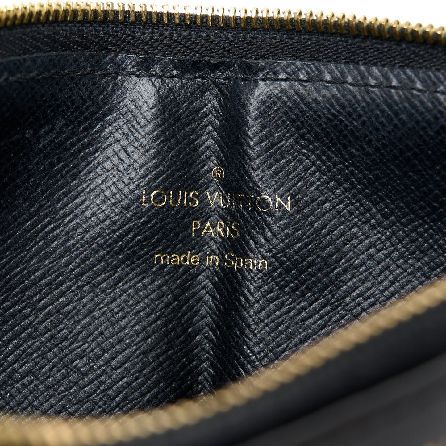 Monogram Slim Purse Black