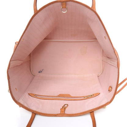 Louis Vuitton Damier Azur Neo Neverfull MM Rose Ballerine 5 of 21