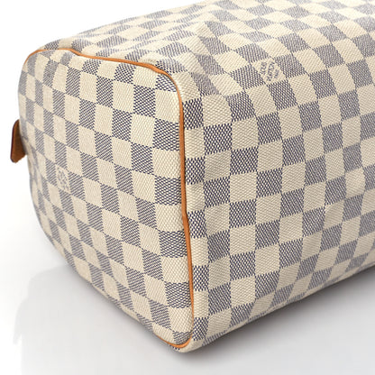 Louis Vuitton Damier Azur Speedy 30 8 of 9