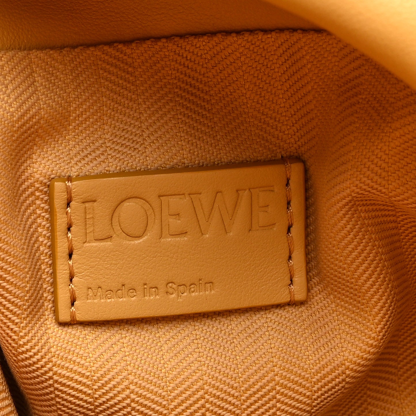 Calfskin Flamenco Puffer Knot Bag Camel