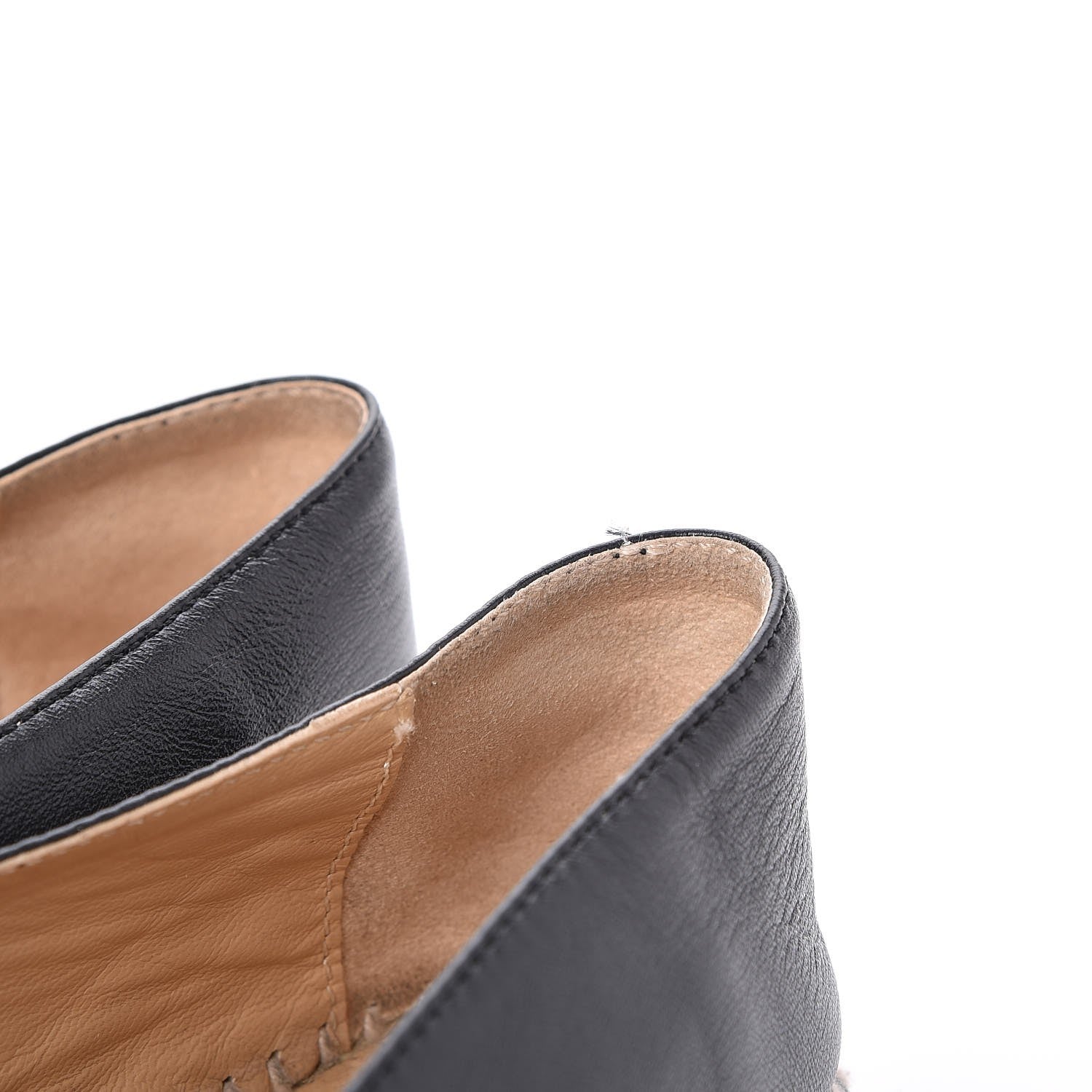 Chanel Lambskin CC Espadrilles 39 Black 5 of 13