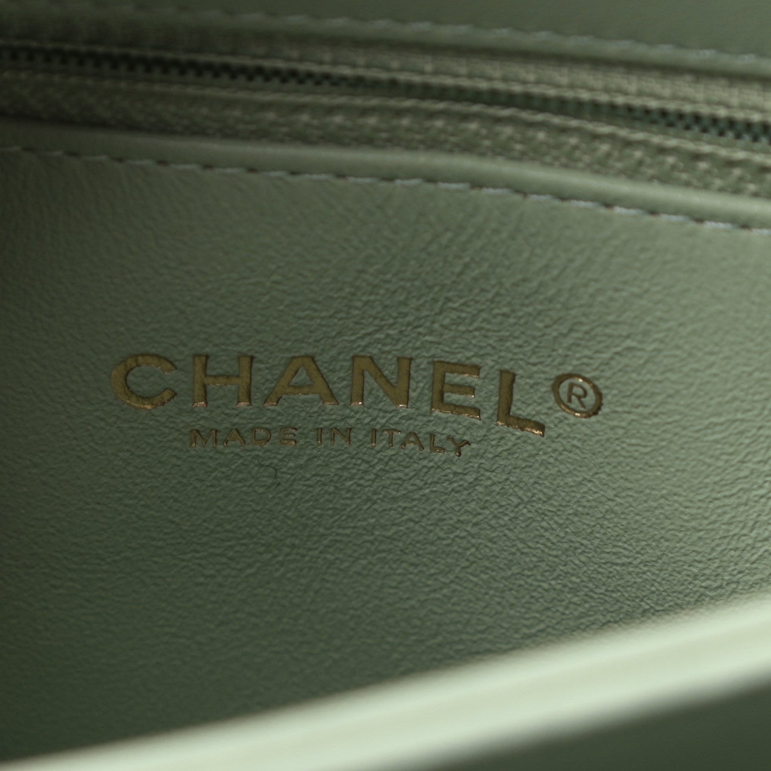 Chanel Lambskin Chevron Quilted Small Trendy CC Dual Handle Flap Bag Light Green 6 of 11