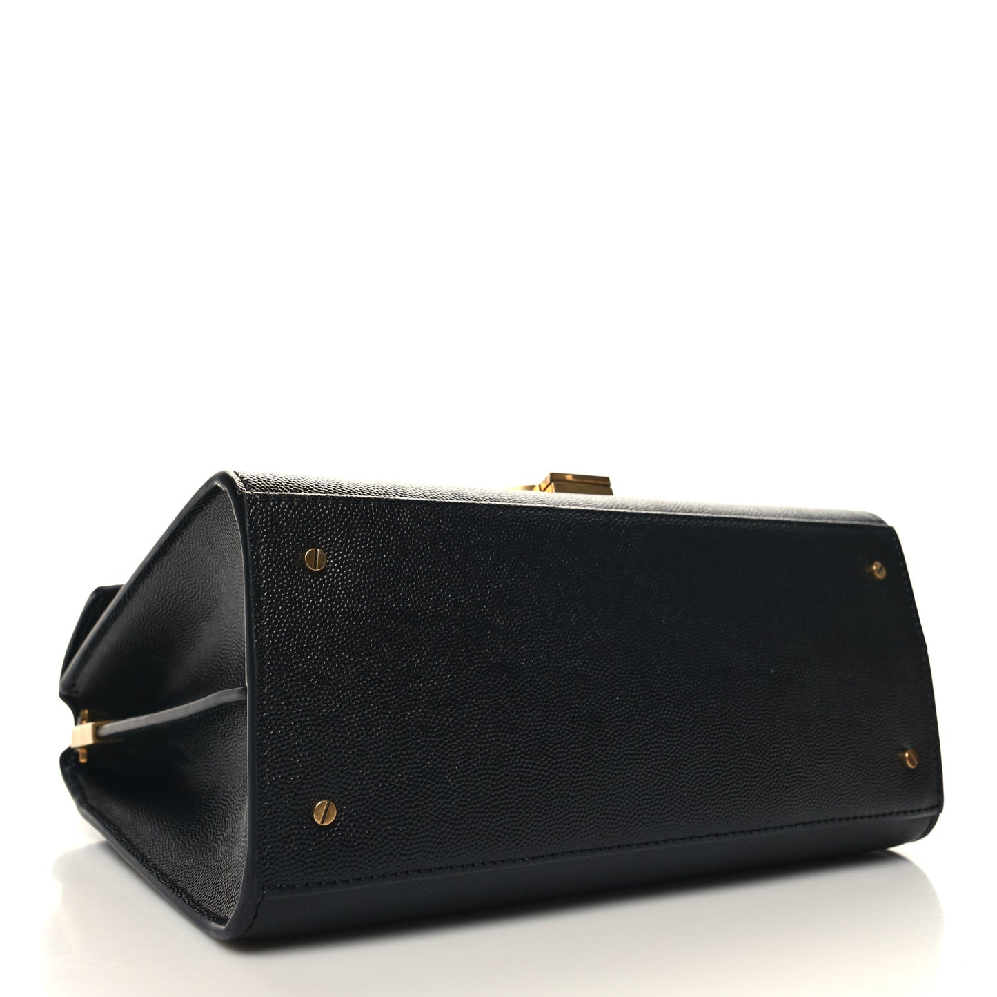 Grain de Poudre Medium Classic Monogram Cassandra Top Handle Black