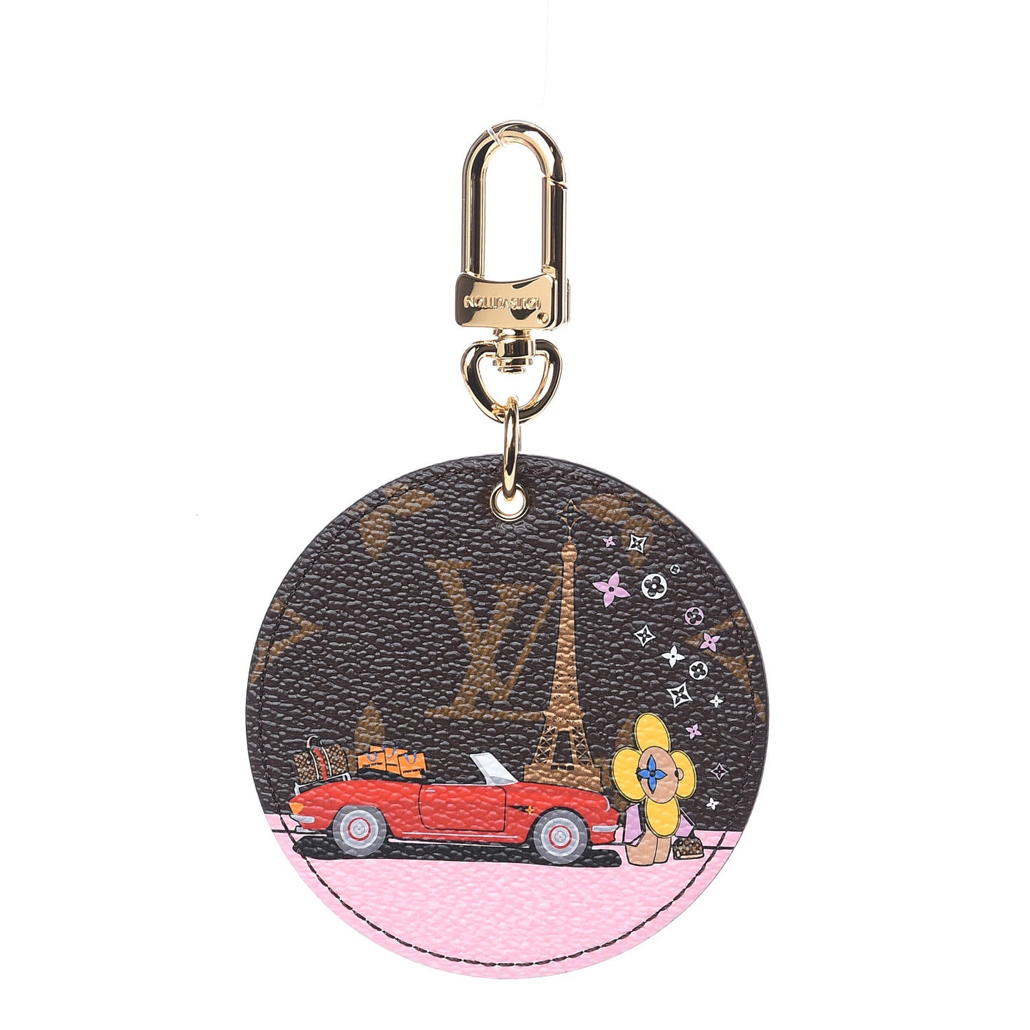 Monogram 2019 Christmas Animation Paris Bag Charm Key Ring