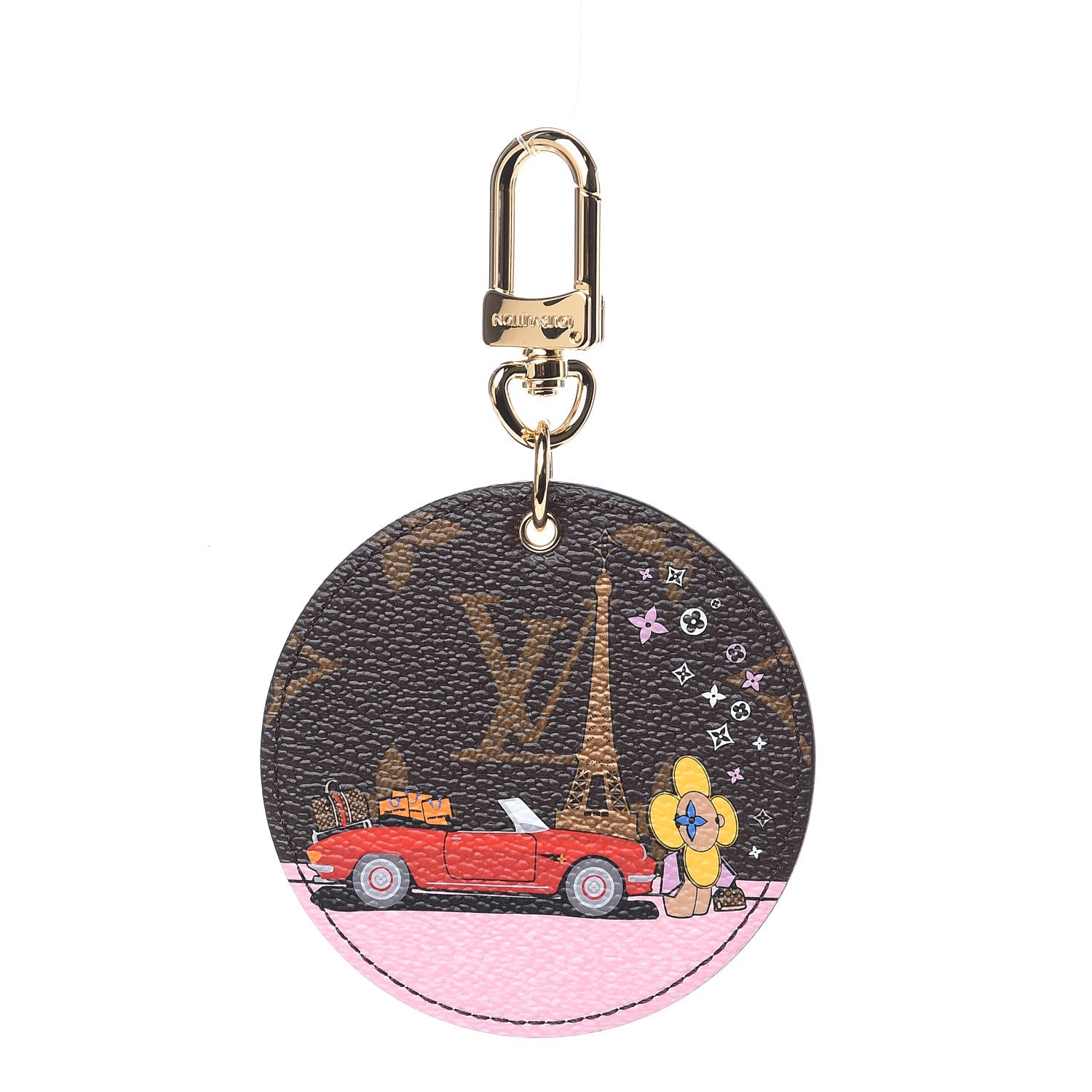 Louis Vuitton Monogram 2019 Christmas Animation Paris Bag Charm Key Ring 1 of 4