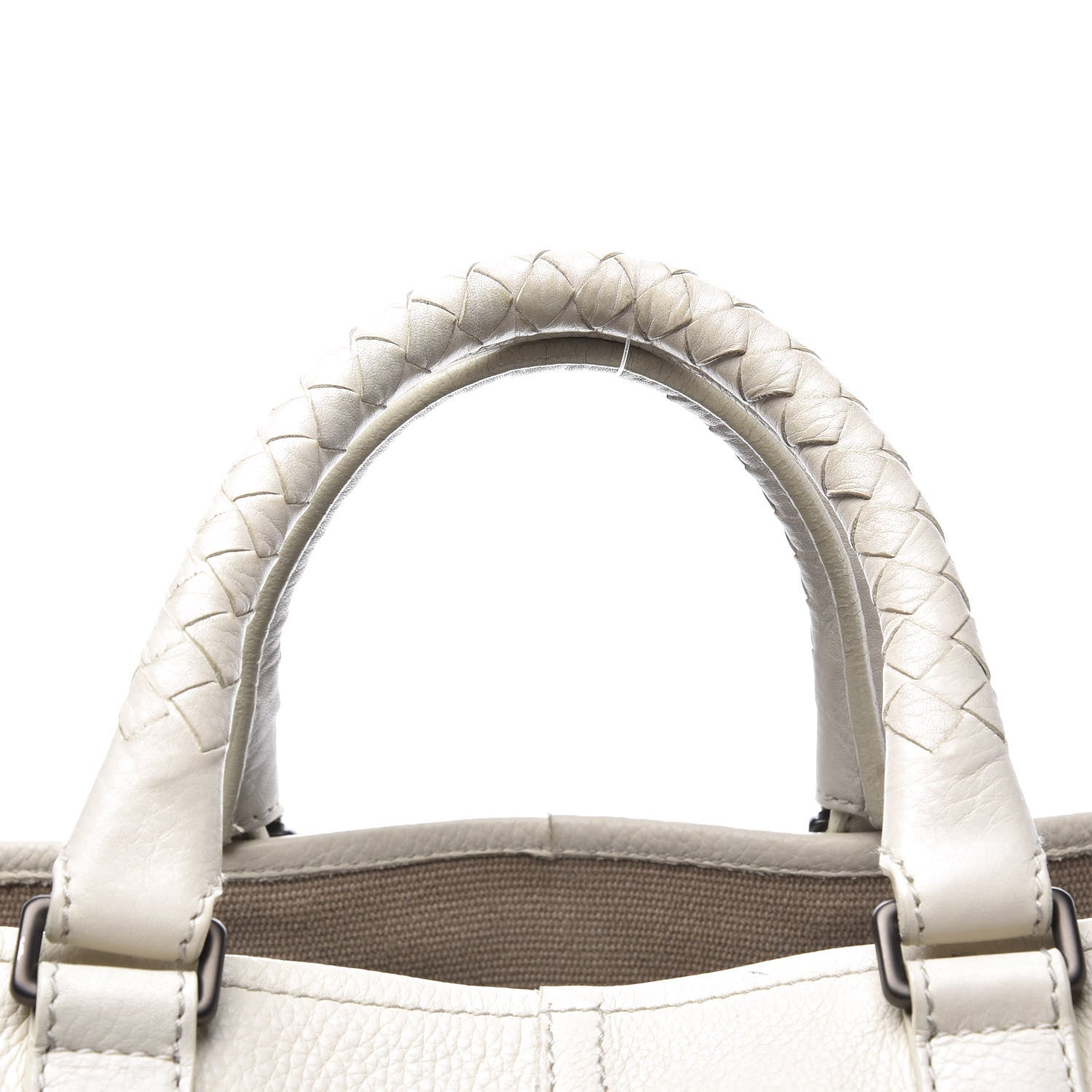 Bottega Veneta Cervo Deerskin Shopping Tote Marmo 9 of 10