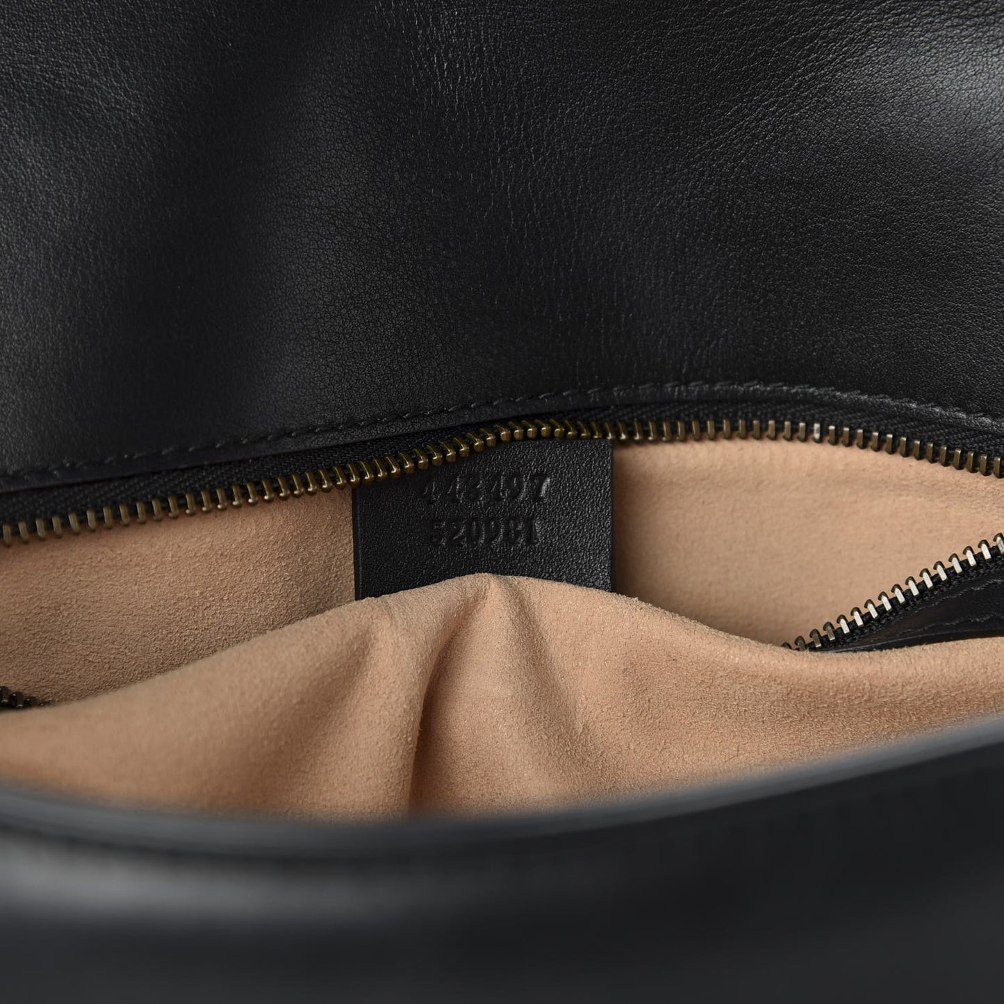 Calfskin Matelasse Small GG Marmont Shoulder Bag Black