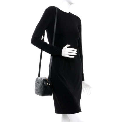 Gucci Guccissima Signature Small Camera Bag Black 2 of 7