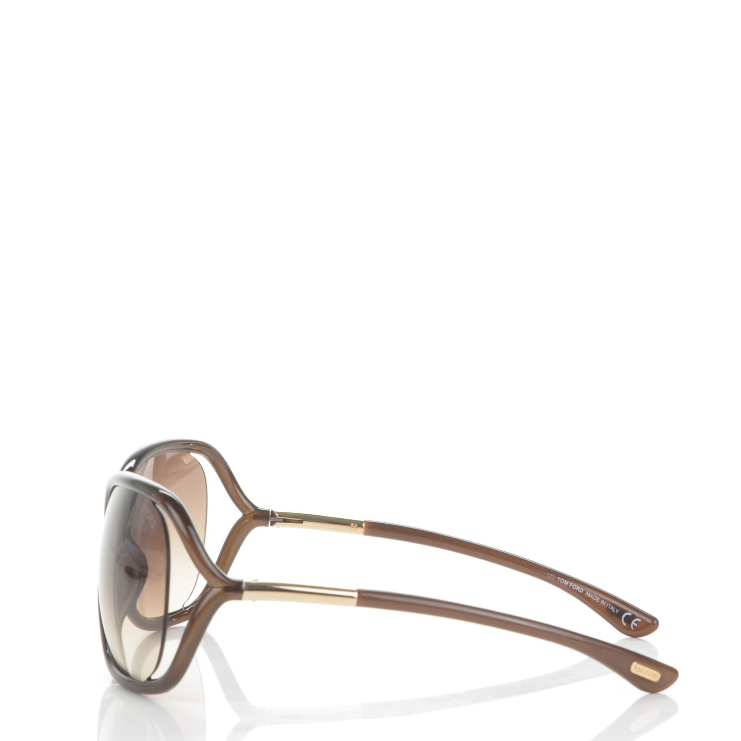 Tom Ford Raquel Sunglasses TF76 Dark Brown 2 of 5