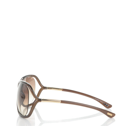 Tom Ford Raquel Sunglasses TF76 Dark Brown 2 of 5