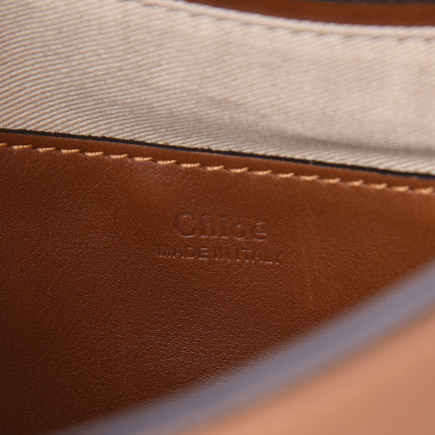 Chloe Grained Lambskin Medium Lexa Shoulder Bag Gingerbread 6 of 9