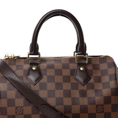 Louis Vuitton Damier Ebene Speedy Bandouliere 25 10 of 11
