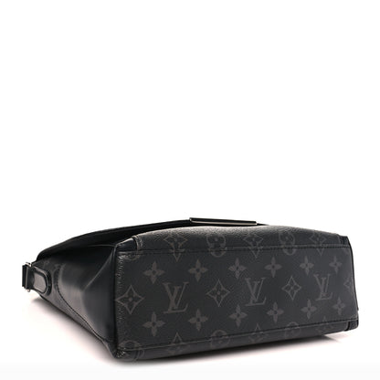 Louis Vuitton Monogram Eclipse Explorer PM Black 4 of 9